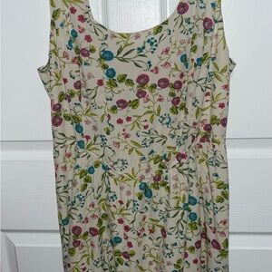 Floral Print Sleeveless Dress